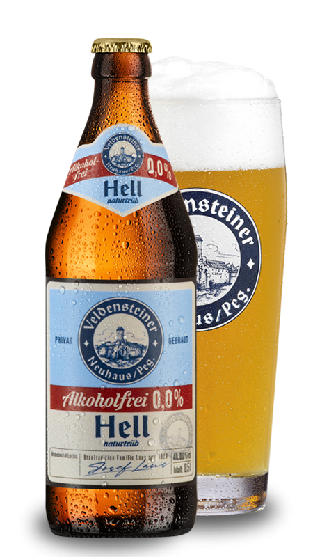 Veldensteiner Hell 0,0% Alkoholfrei