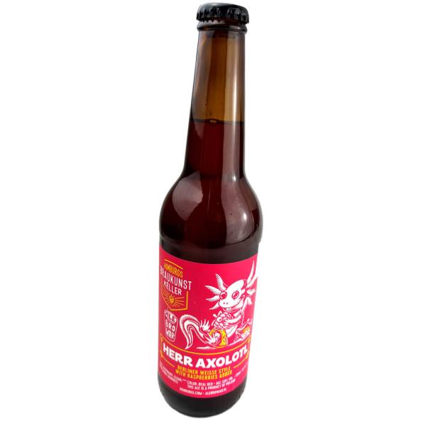 Ale Browar Herr Axolotl Berliner Weiße Style with Raspberries