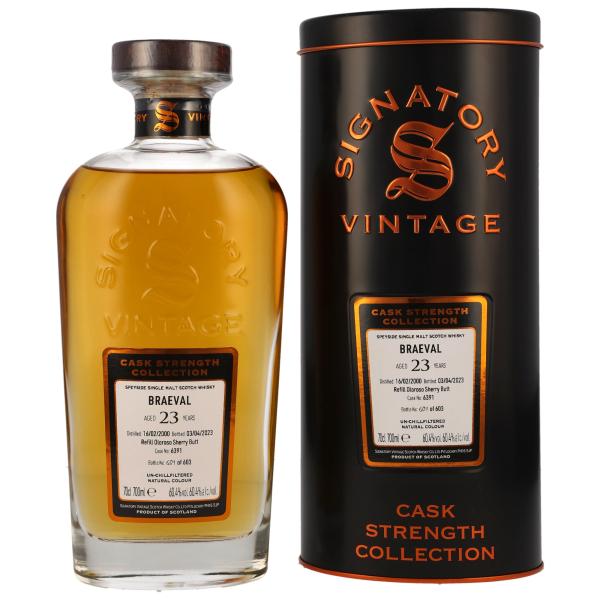 Braeval 2000/2023 Signatory Cask Strength #6391