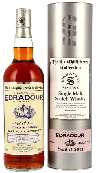 Edradour 2014/2025 10 Years Signatory un-chill #262, 264, 266