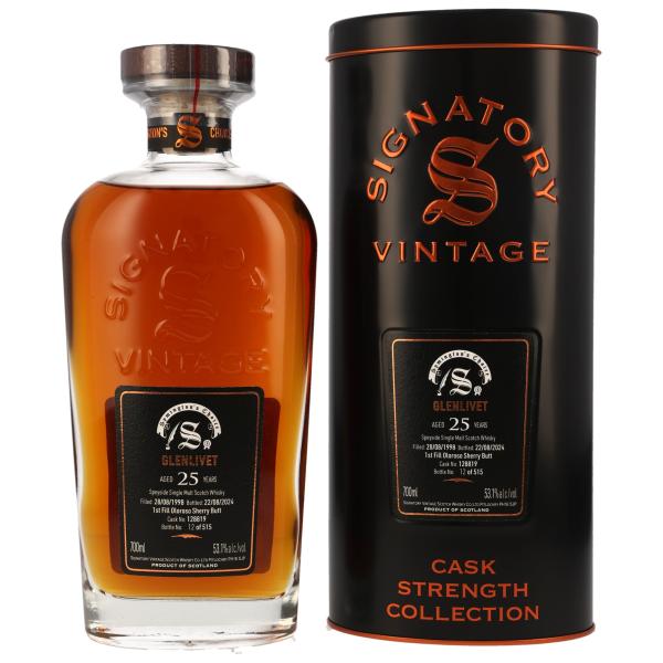 Glenlivet 1998/2024 - 25 y.o. - 1st Fill Oloroso Sherry Butt #128819 Symingtons Choice