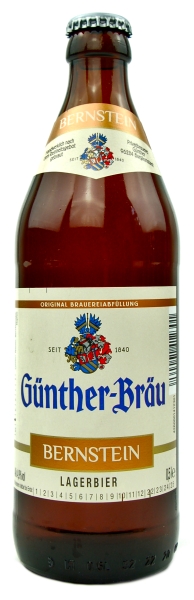 Günther Bräu Bernstein Lagerbier