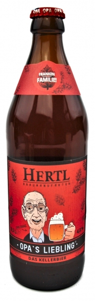 Hertl Braumanufaktur Opa's Liebling Kellerbier